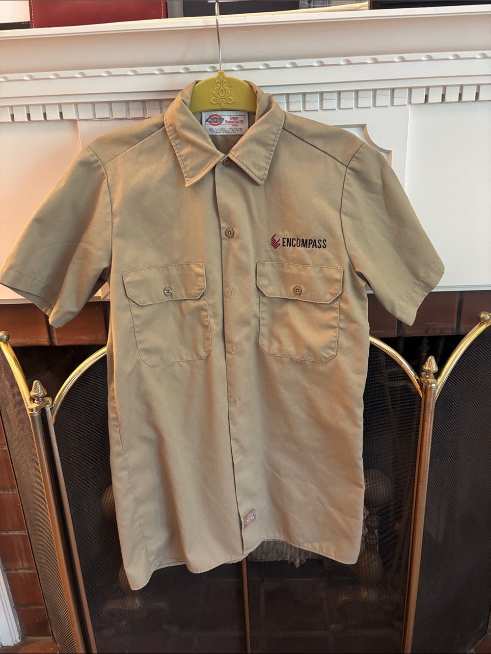 Vintage Dickies Work Shirt ENCOMPASS Mens size small